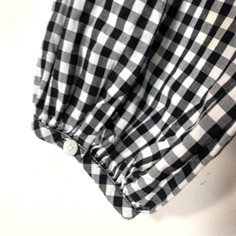 Madewell Smocked Gingham Blouse With Tassel Belt - Picture 11 of 14